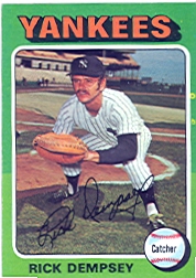1975 Topps Baseball Cards      451     Rick Dempsey